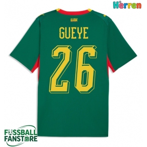 Senegal Pape Gueye #26 Replik Auswärtstrikot WM 2026 Kurzarm
